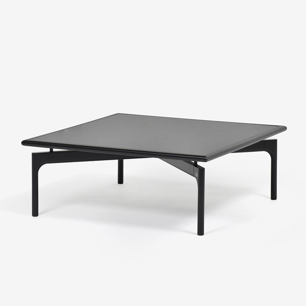 ROLF BENZ（ロルフベンツ）センターテーブル「901-213」幅84cm 天板:ガラスブラック色 フレーム:ビーチ材ブラック色 | 大塚家具  オンラインショップ