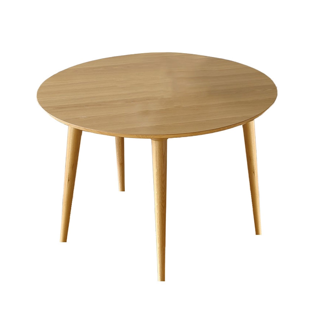カリモク家具 木製丸テーブル ７００ミリ - 家具