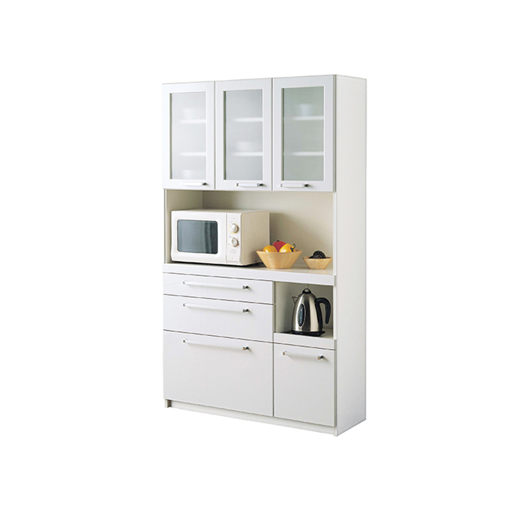 IDC大塚家具 食器棚（オープンボード） メッカ1200ホワイト - 食器