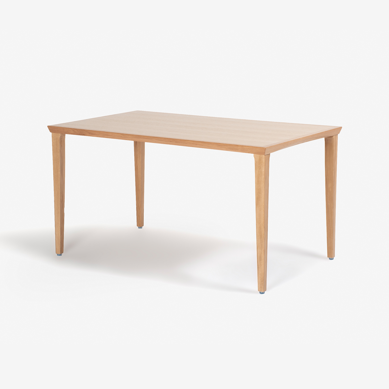 秋田木工 ダイニングテーブル「N-T005」ナラ材 ホワイトオーク色 全3