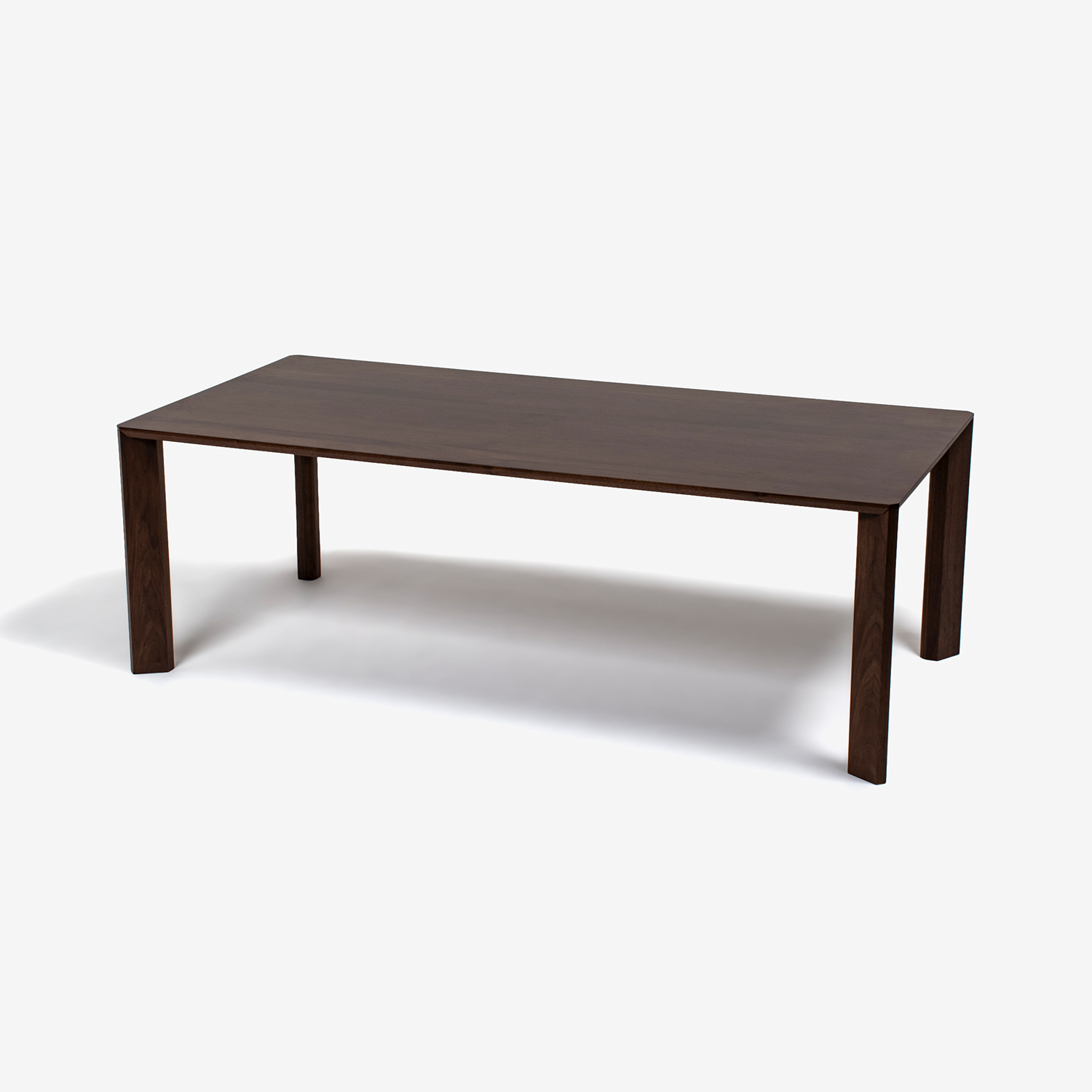 ダイニングテーブル「セレスタ」幅180cm ウォールナット材WP色 4本角脚 