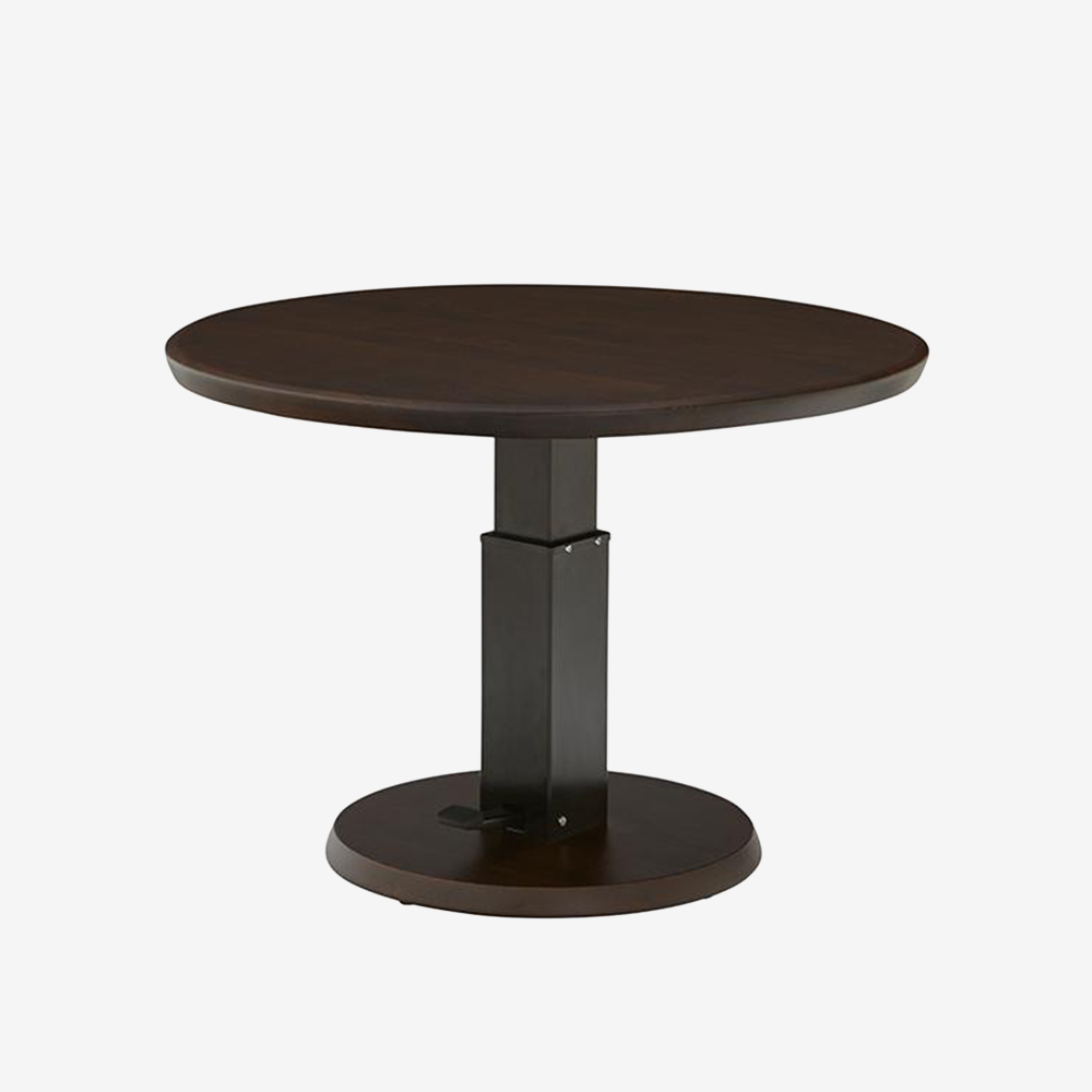 昇降式テーブル「フィット Ｄタイプ(丸型) ハイタイプ」円形 直径100ｘ 