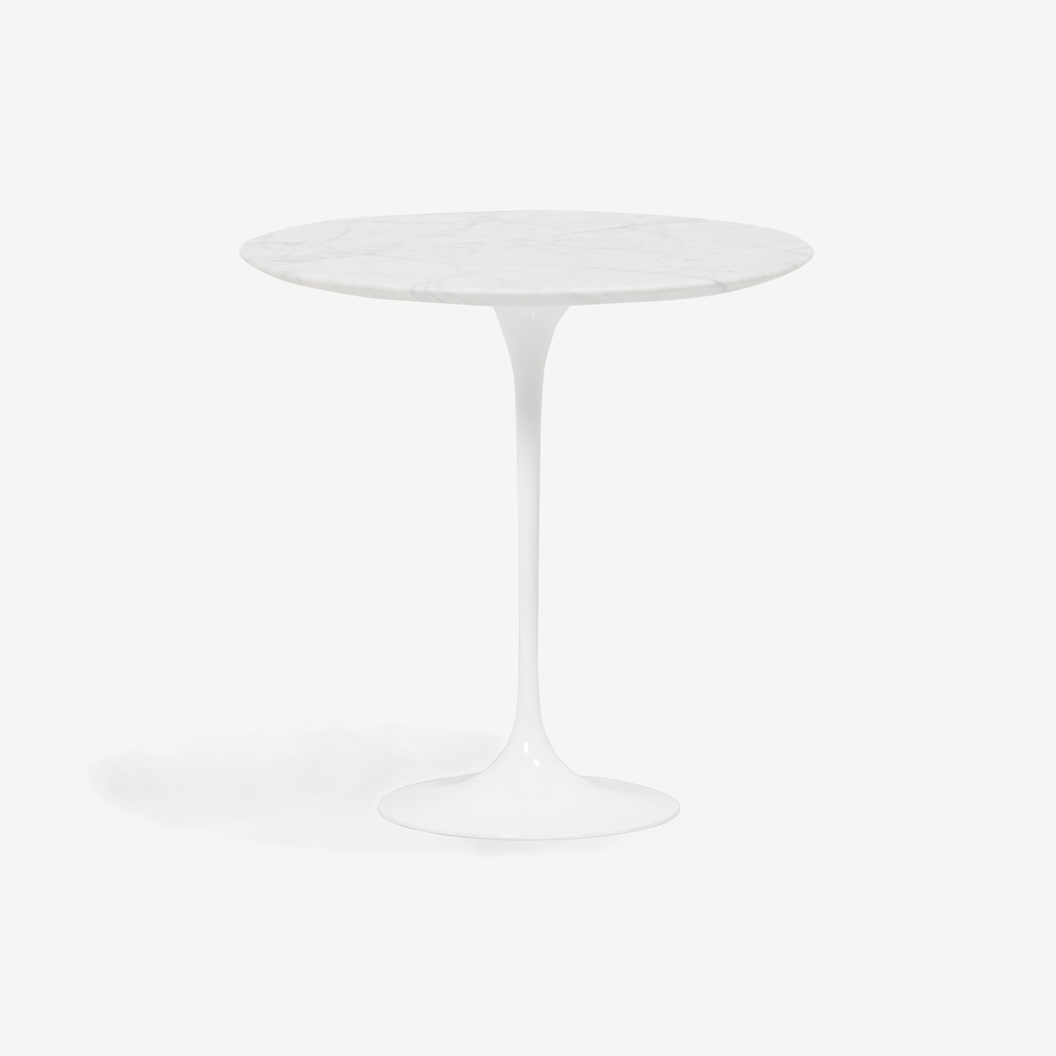 サイドテーブル「IM7040」天然石 ホワイトカラーラ | 大塚家具 
