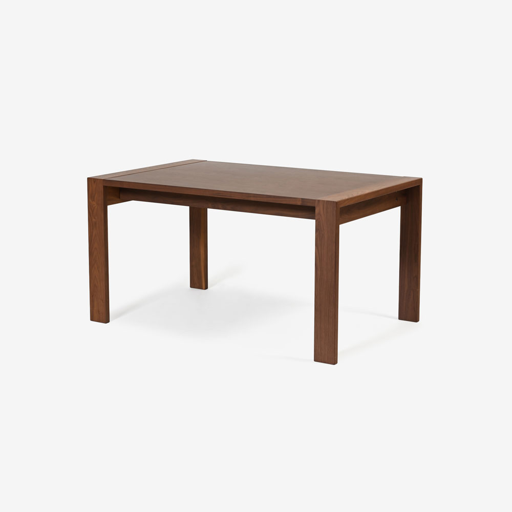 伸長式ダイニングテーブル「ST-BW2228」幅135-180cm ウォールナット材【受注生産品】