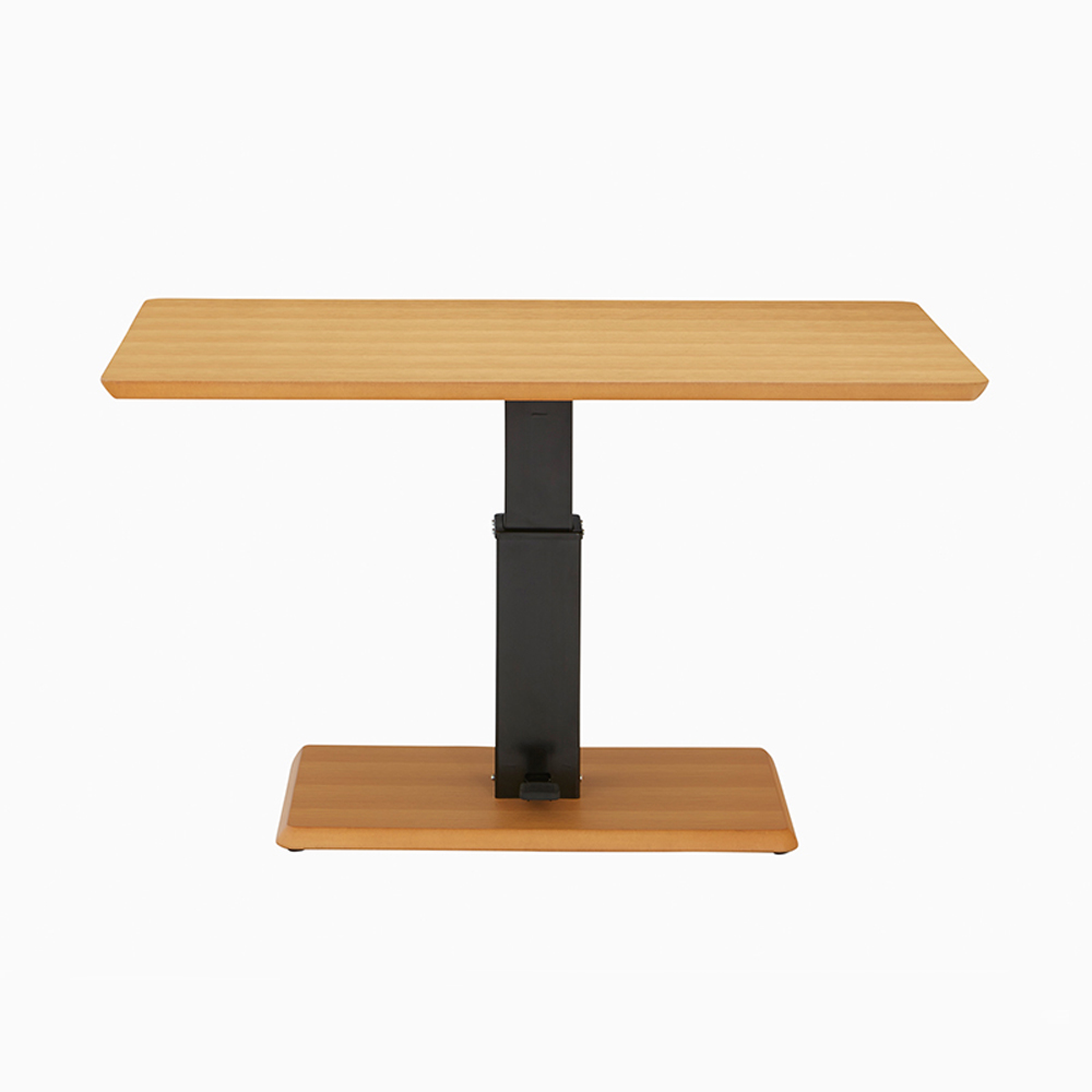 昇降式テーブル「フィット Cタイプ(長方形) ハイタイプ」幅120ｘ高さ55～71cm 全5色