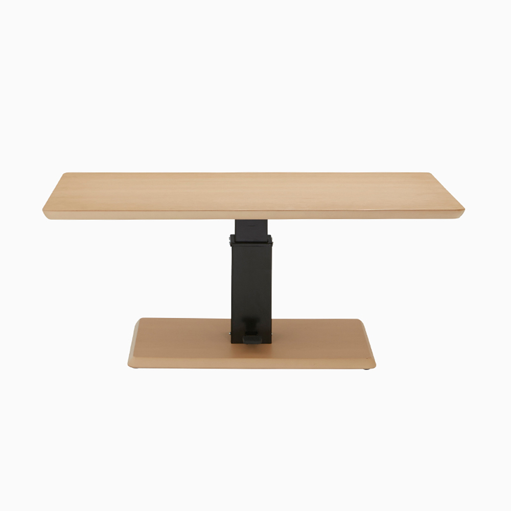 昇降式テーブル「フィット Cタイプ(長方形)  ロータイプ」幅120ｘ高さ42～54cm 全5色