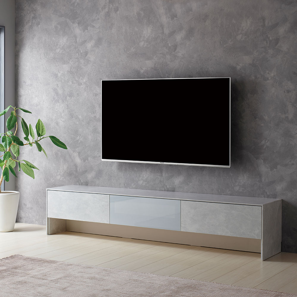 Pamouna（パモウナ）テレビボード「LI-210V」幅209.4cm 全3色