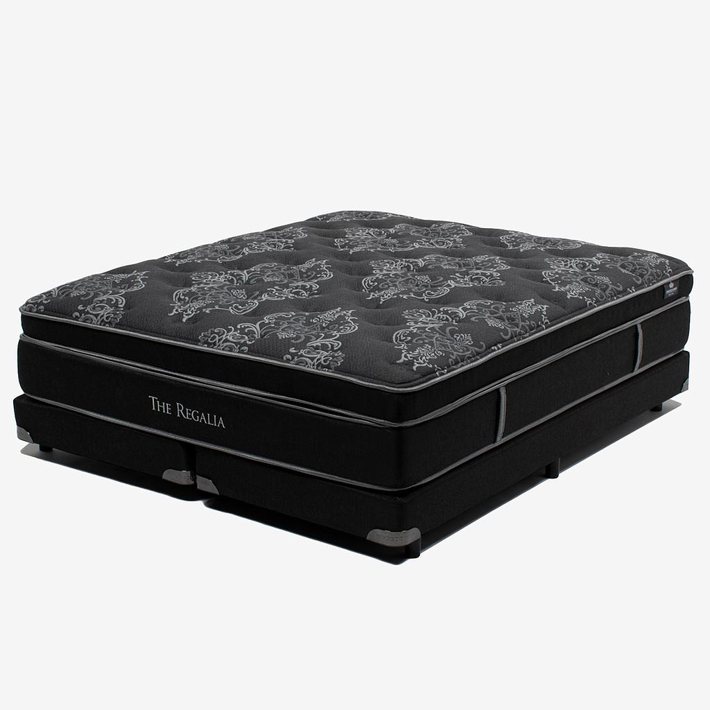 REGALIA(レガリア)マットレス「ザ・レガリア MC PO FR CH」+専用ボトムクッション「ザ・レガリアB PO FR CH ハイ」脚ブラック ポケットコイル 全5サイズ【マットレス+ボトムのセット】【セール対象品のため10%OFF】