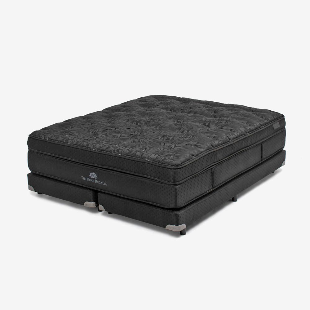 REGALIA(レガリア)マットレス「ザ・グランレガリア MC PO FR CH」+専用ボトムクッション「ザ・グランレガリアB PO FR CH ハイ」脚ブラック ポケットコイル 全6サイズ【マットレス+ボトムのセット】【セール対象品のため10%OFF】