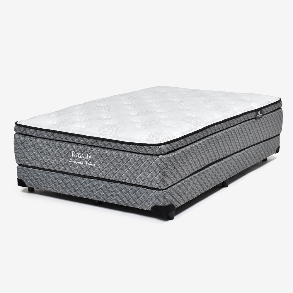 REGALIA(レガリア)マットレス「インシグニアデラックス V FR CH」+専用ボトムクッション「レガリアゴールドV FR PO ハイ」脚ブラック ポケットコイル 全6サイズ【マットレス+ボトムのセット】【セール対象品のため10%OFF】