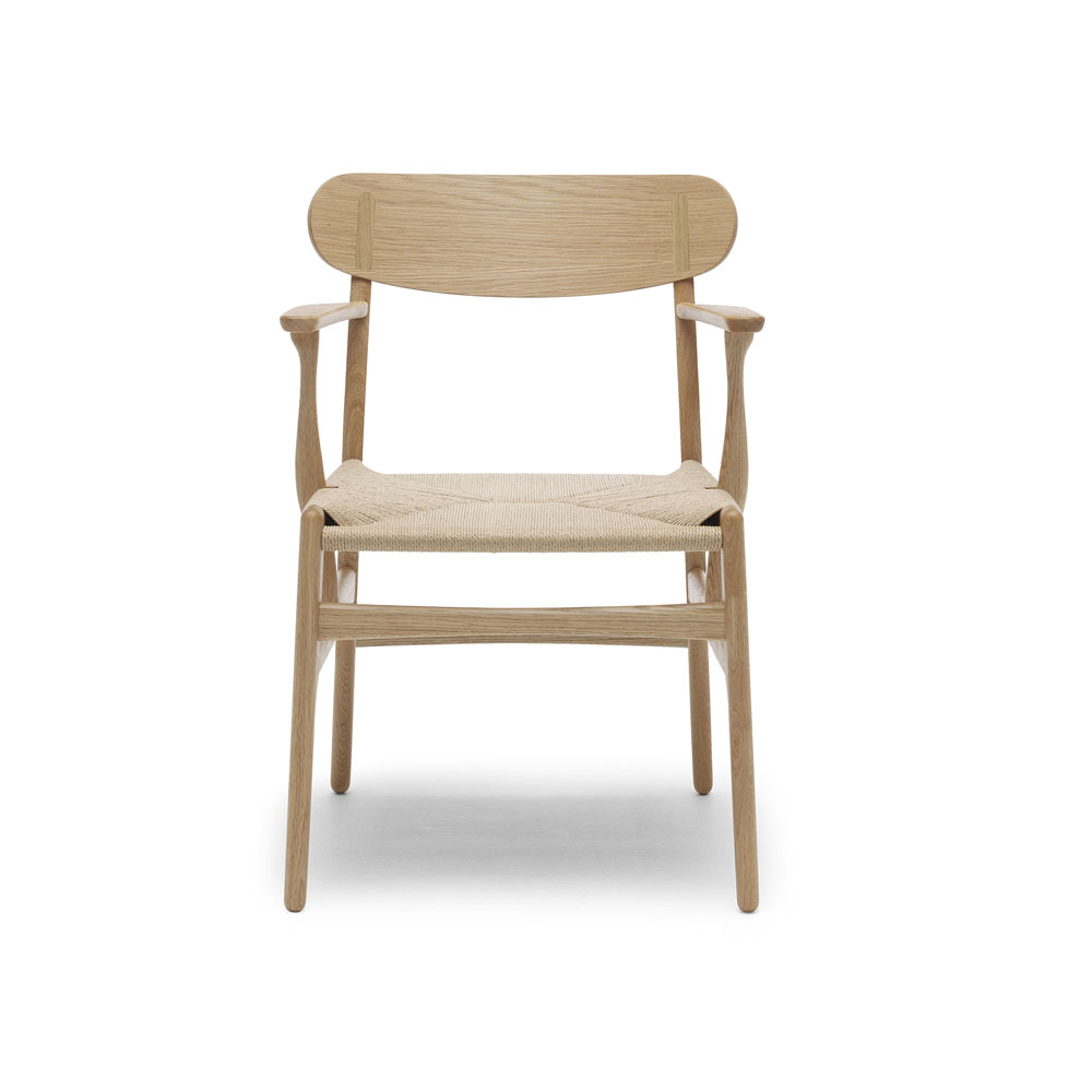 カール・ハンセン&サン ダイニングチェア「CH26」オーク材オイル仕上げ 座面ナチュラルペーパーコード【受注生産品】