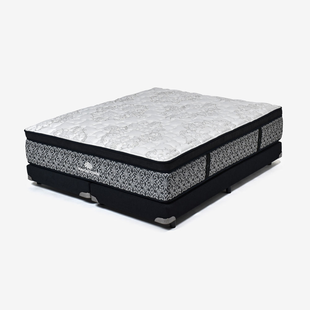 KINGSDOWN(キングスダウン)マットレス「ロワイヤルET FR CH」+専用ボトムクッション「ザ・レガリアV FR PO CH ハイ」脚ブラック ポケットコイル 全6サイズ【マットレス+ボトムのセット】【セール対象品のため10%OFF】