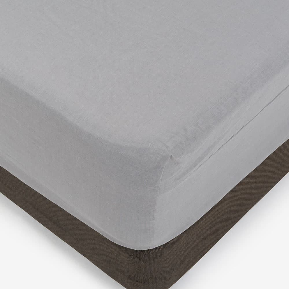 ボックスシーツ「THE LINEN -RAMIE-(ザ リネン ラミー)」マチ高43cm 麻 全5サイズ 全4色