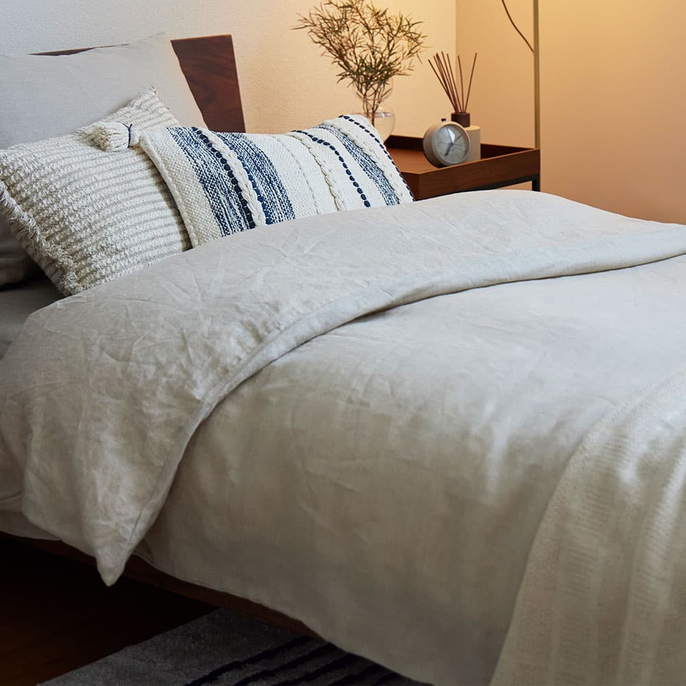 掛け布団カバー「THE LINEN(ザ リネン)」麻 全2色 全3サイズ