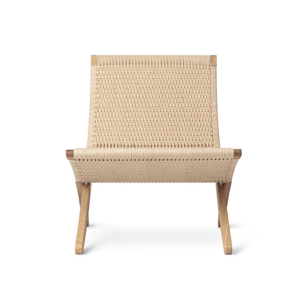 カール・ハンセン&サン ラウンジチェア「MG501 CUBA CHAIR」オーク材オイル仕上げ 座面ナチュラルペーパーコード【受注生産品】