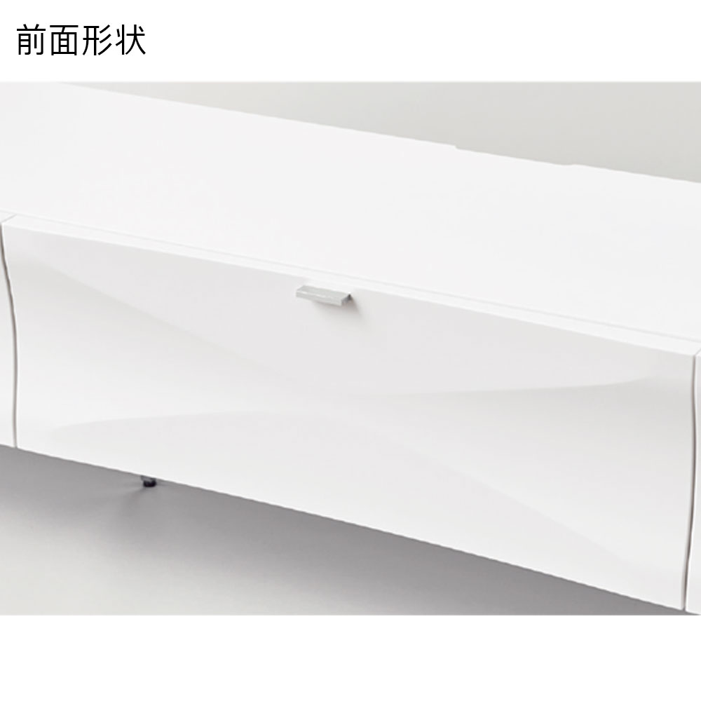 テレビボード「イクス 180」幅180cm ホワイト色