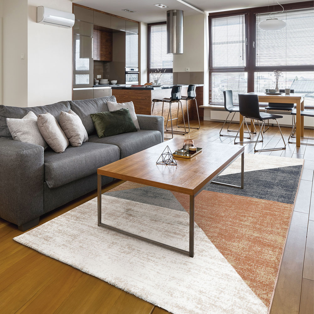 ウィルトンラグ「マルナ」全7サイズ 全2色 防炎