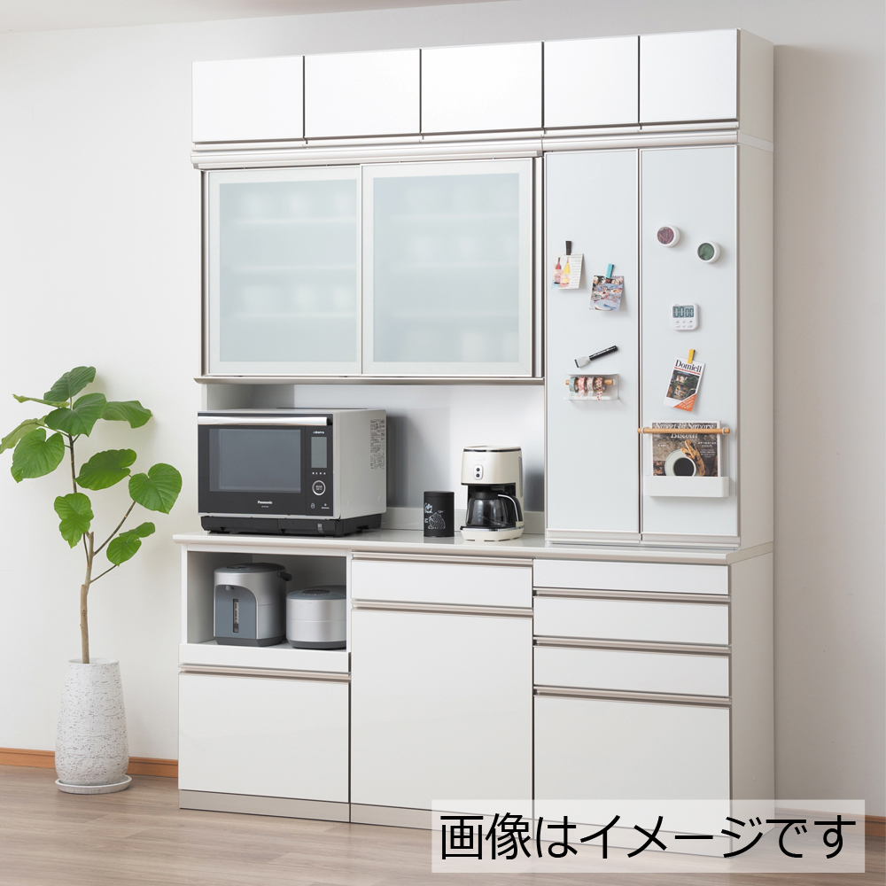 【送料込】綾野製作所 キッチンボード 食器棚