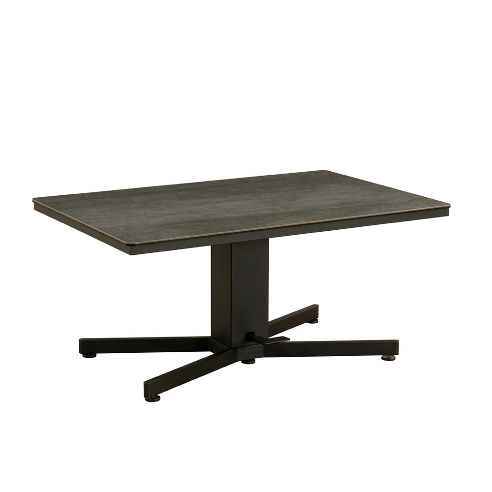 昇降式ダイニングテーブル「アレット」幅120cm セラミック天板 ストームグレイ色【フェア対象品 5%OFF】