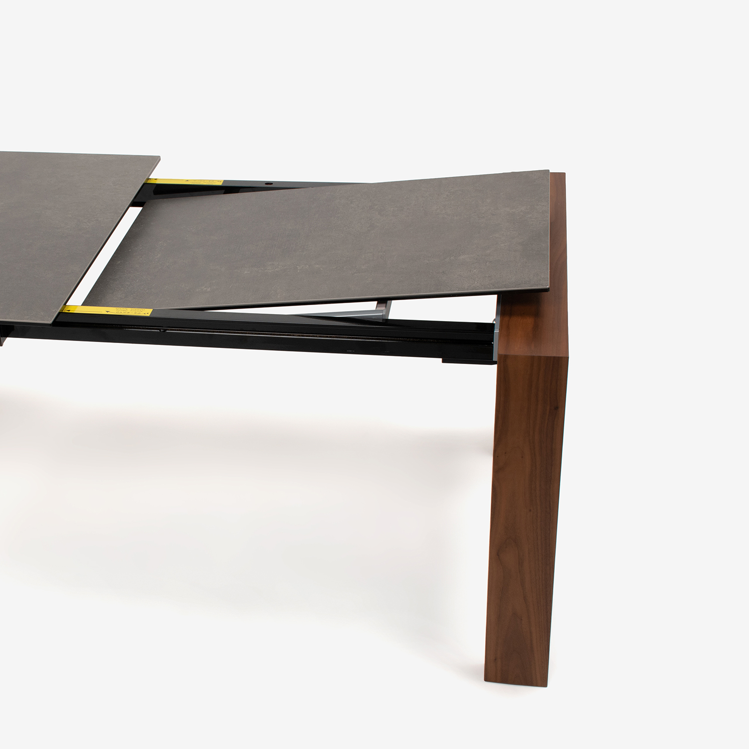 Calligaris（カリガリス）伸長式ダイニングテーブル「 Omnia CS4058R」幅160-220cm セラミックグレー/ウォールナット
