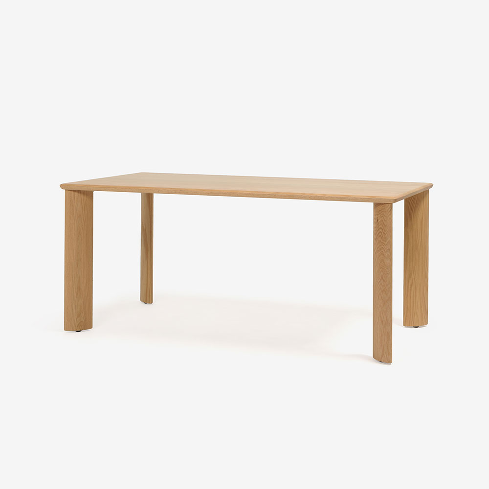 ダイニングテーブル「フォルム2」レッドオーク材WO色 ウレタン塗装 全4サイズ