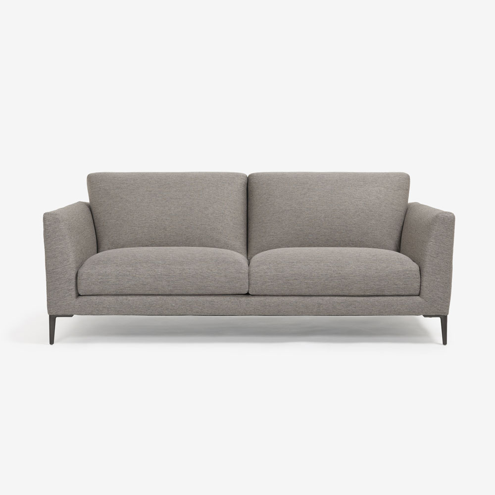 erba(エルバイタリア)ラブソファ「イスタンテ」幅175cm 布グレー色【お手入れキットの特典付き】