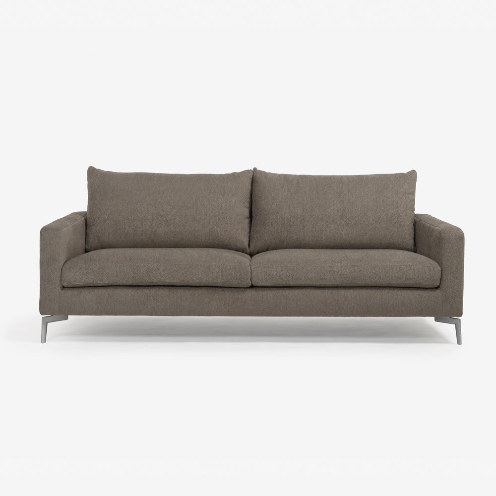 erba(エルバイタリア)ソファ「ベラビスタ」幅200cm 布グレージュ色 FAVOLA403【お手入れキットの特典付き】