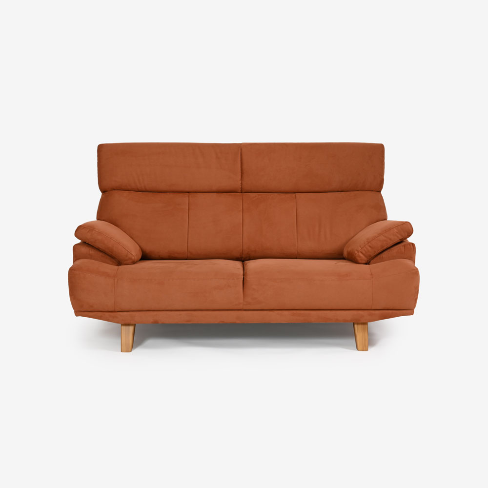 ソファ「ルミナス2 2S16」幅165cm 奥行96cm(D深め)張地全2色 脚全2色【受注生産品】【お手入れキットの特典付き】