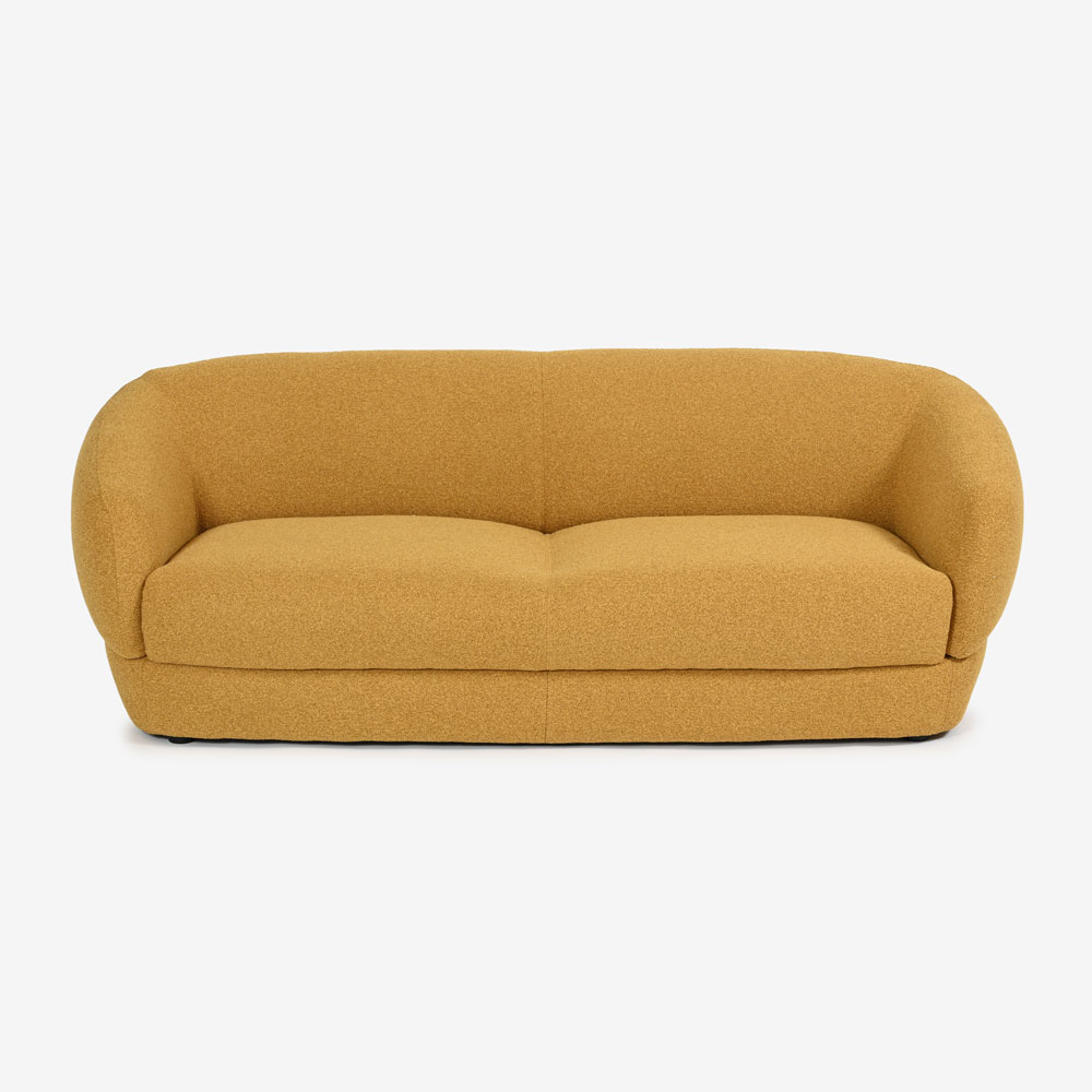 FaBBRica(ファブリカ)ソファ 3人掛け「FA-0695 メンフィス」幅204cm 布張り 全2色