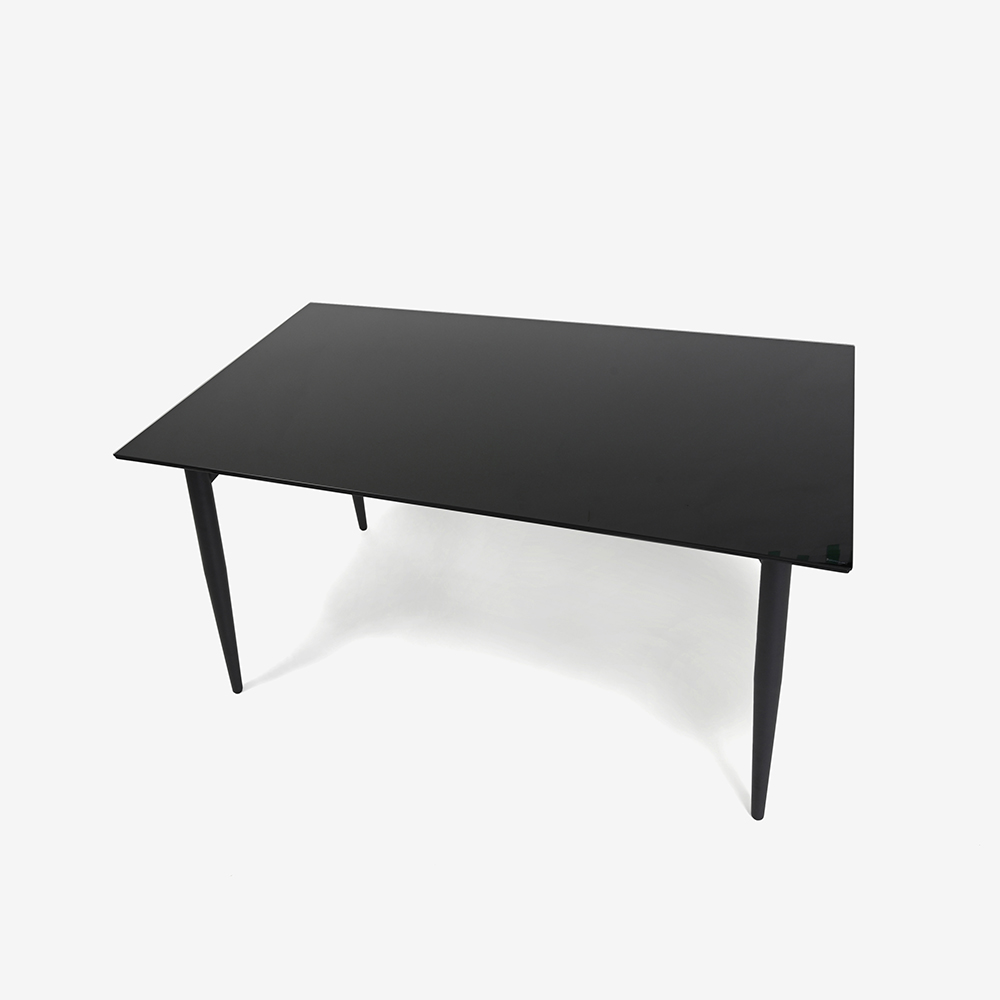 ダイニングテーブル「パシオン ガラストップ」幅138cm 全2色