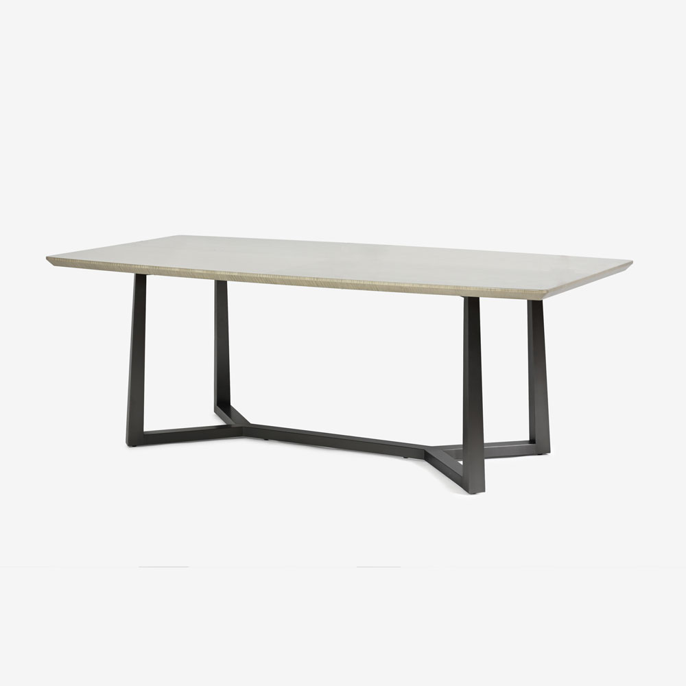 ダイニングテーブル「CORZA コルザ No.4」シカモアSK-09/脚ブラック【受注生産品】