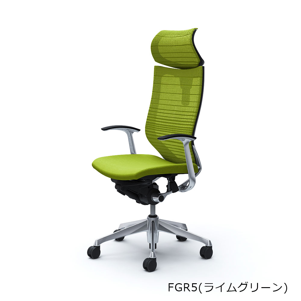 バロンチェア CP41BR-FGR 」エクストラハイバック 座面/クッション 背/グラデーションサポートメッシュ フレーム/ポリッシュ ボディーカラー/ブラック  可動ヘッドレスト デザインアーム 張地全6色【受注生産品】okamura(オカムラ) | 【公式】大塚家具オンラインショップ ...