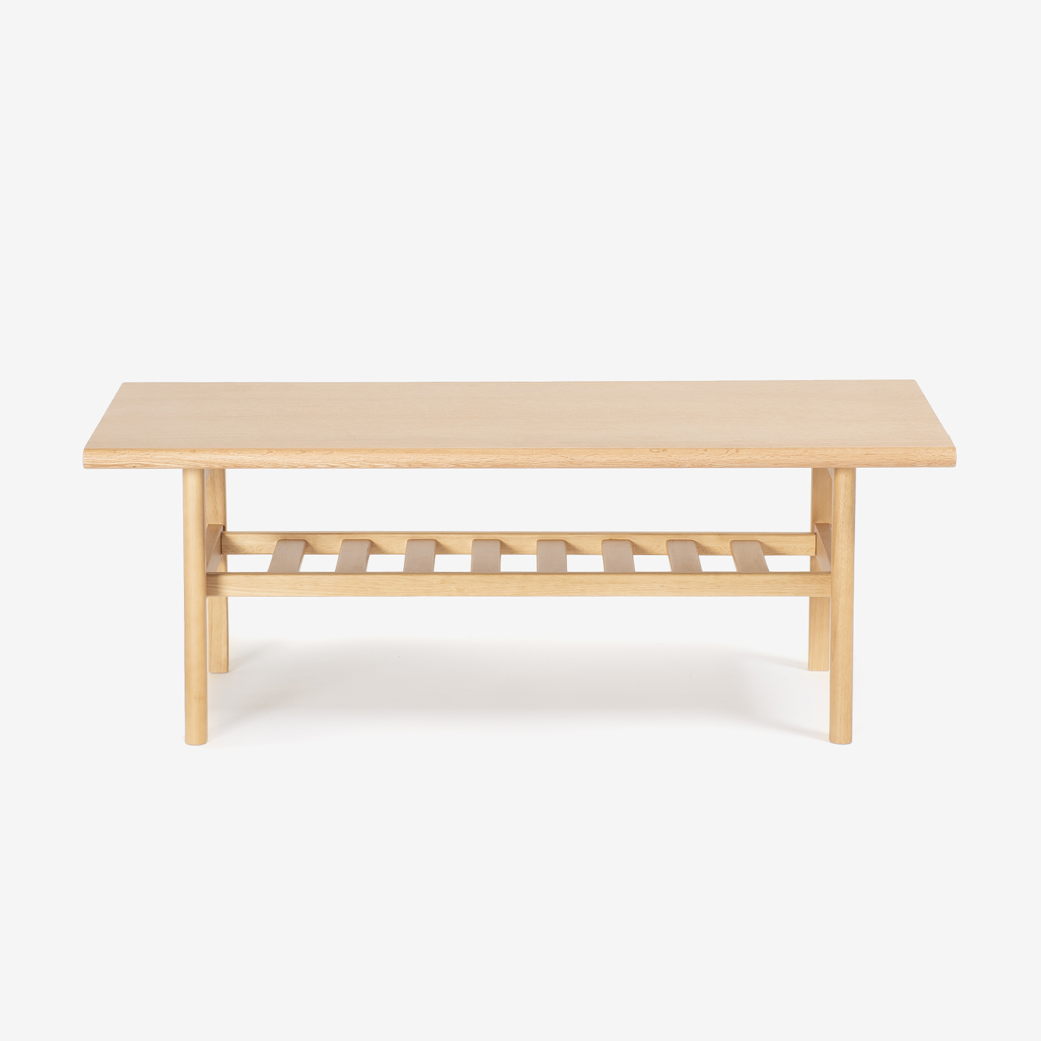 センターテーブル「ユノ」レッドオーク材 ホワイトオーク色 | 大塚家具