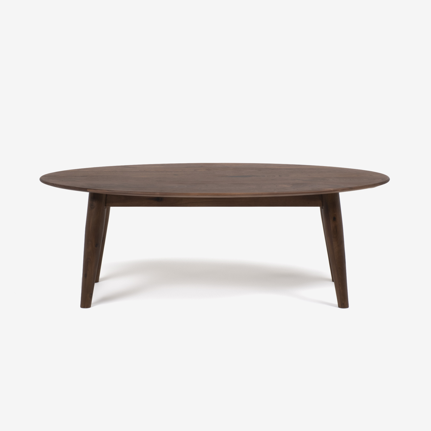 センターテーブル｢シネマ2｣楕円型 ウォールナット材 | 大塚家具 
