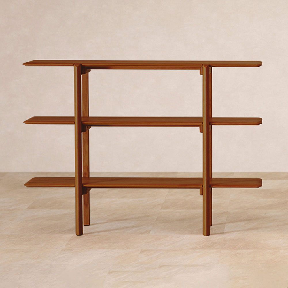 起立木工 シェルフ「FLOW フロー 145」幅145cm ウォールナット材