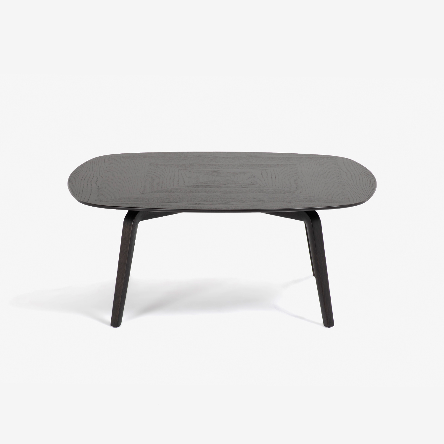PoltronaFrau（ポルトローナ・フラウ）センターテーブル「フィオリーレ」90cm角 アッシュ材ダークブラウン色