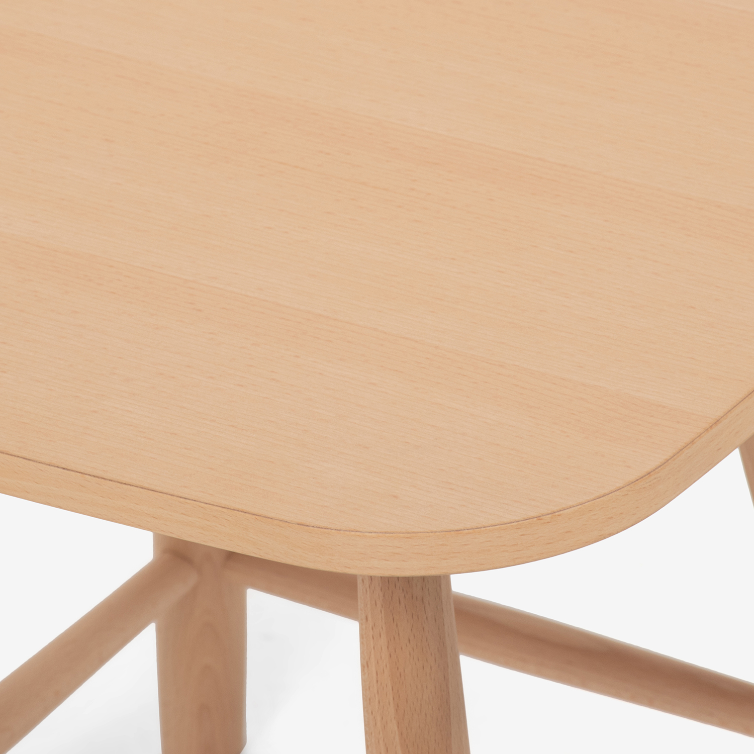 秋田木工 ローテーブル（小）「209EB」ブナ材 白木塗装 | 大塚家具