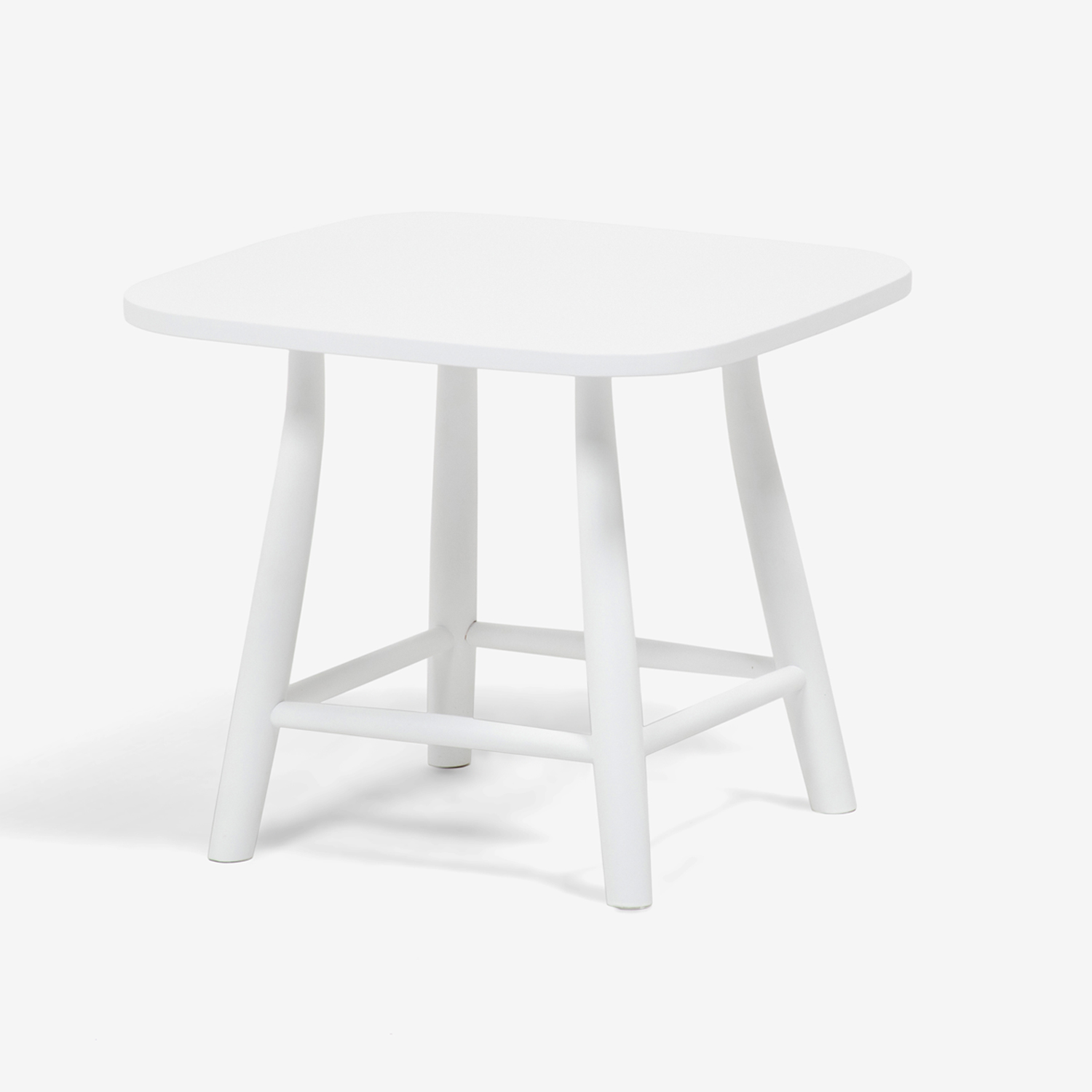 秋田木工 ローテーブル「209EB」ブナ材ホワイト色