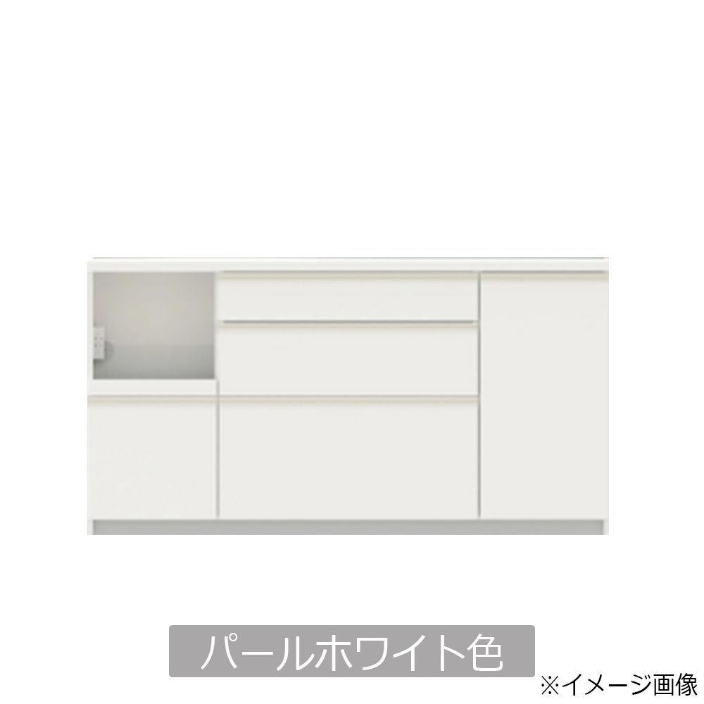 Pamouna（パモウナ）キッチンカウンター「EMA-S1600R下台」幅160cm 奥行44.5cm 高さ84.8cm レギュラーカウンター 全3色