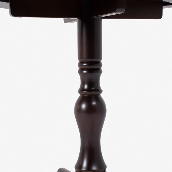 秋田木工 ダイニングテーブル（丸）「T-5650」ナラ材/ブナ材 ウォールナット色