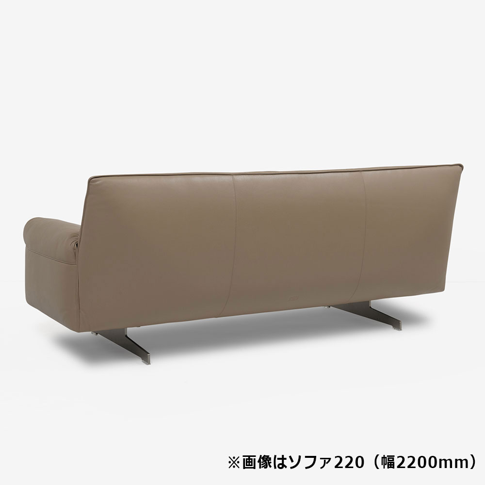 PoltronaFrau（ポルトローナ・フラウ）ソファ「アントン」革ベージュグレー色 全2サイズ