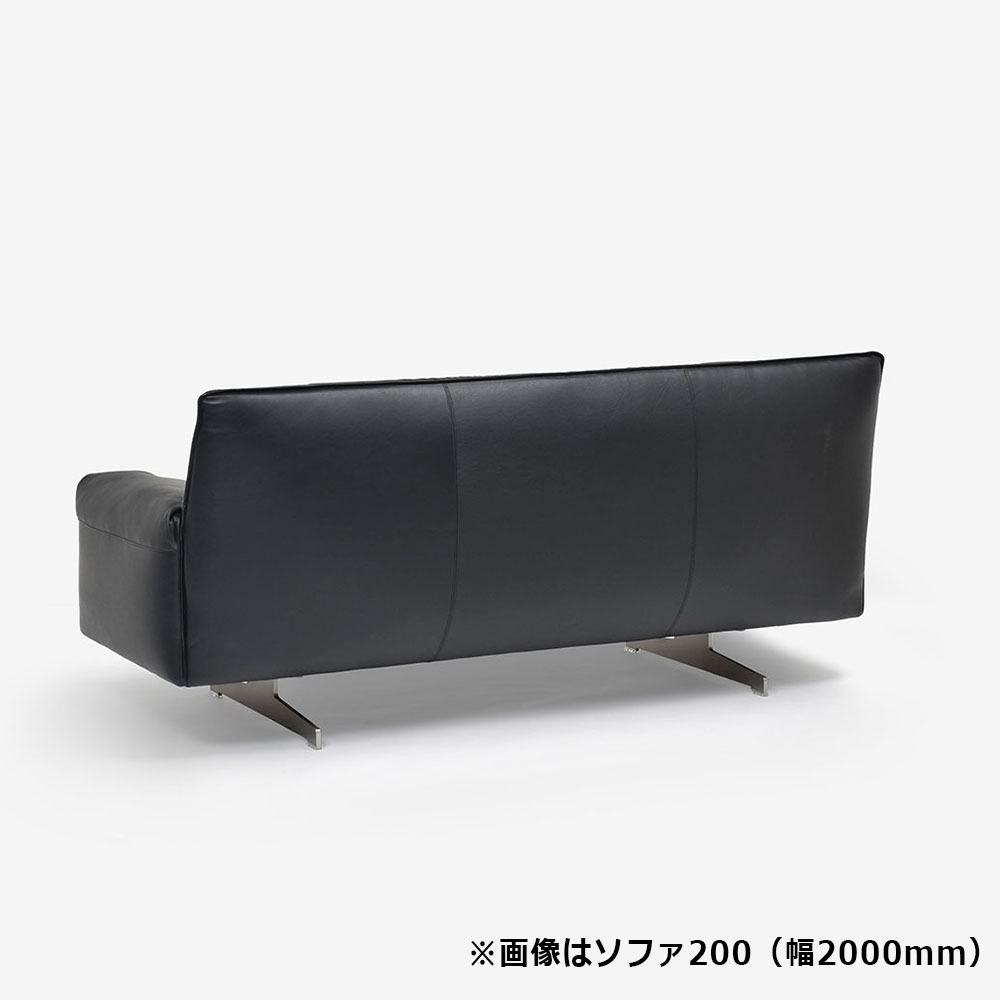 PoltronaFrau（ポルトローナ・フラウ）ソファ「アントン」革ブラック色 全2サイズ