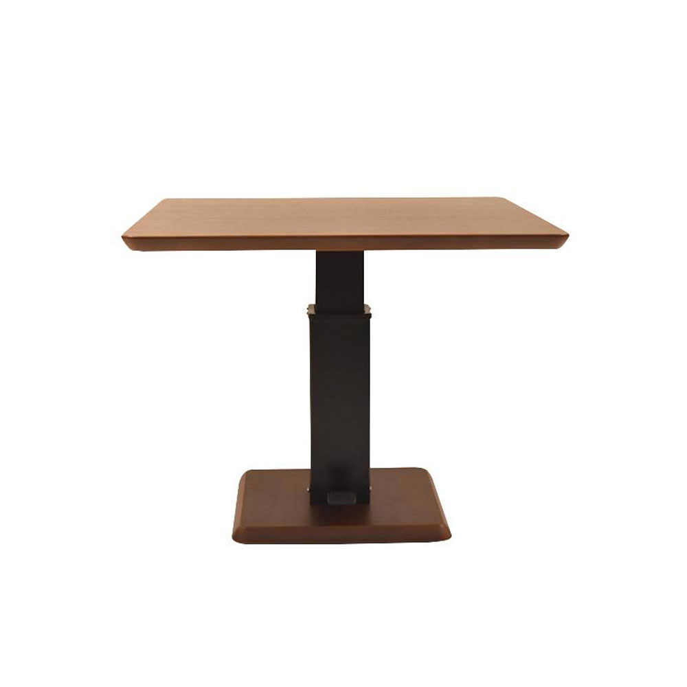 昇降式テーブル「フィット Eタイプ(正方形) ロータイプ」幅800ｘ高さ42 ...