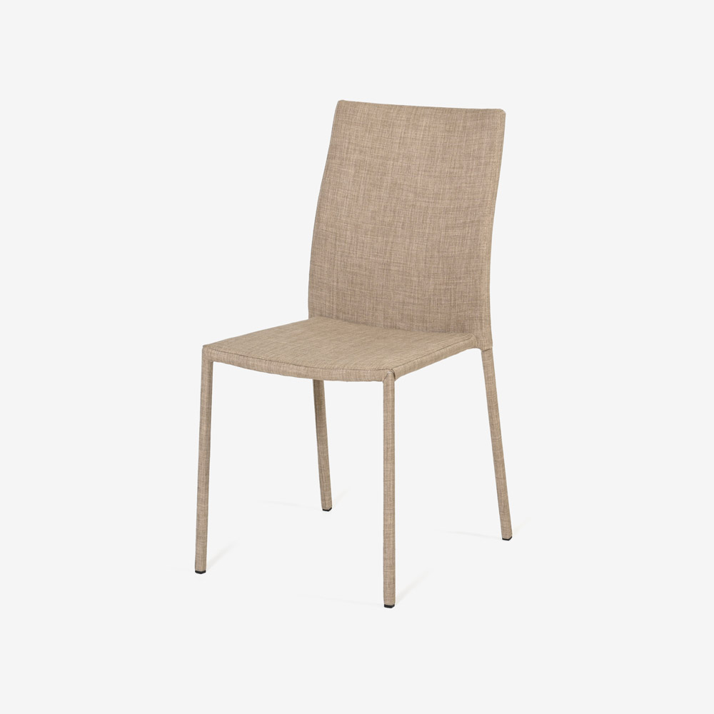 ligne roset(リーン・ロゼ)ダイニングチェア「ロゼスリム」布ベージュ【受注生産品】