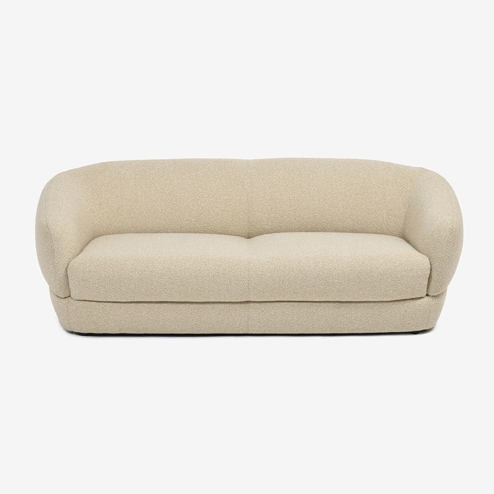 FaBBRica(ファブリカ)ソファ 3人掛け「FA-0695 メンフィス」幅204cm 布#FA-1 FAB-CLD-173 オート色【お手入れキットの特典付き】