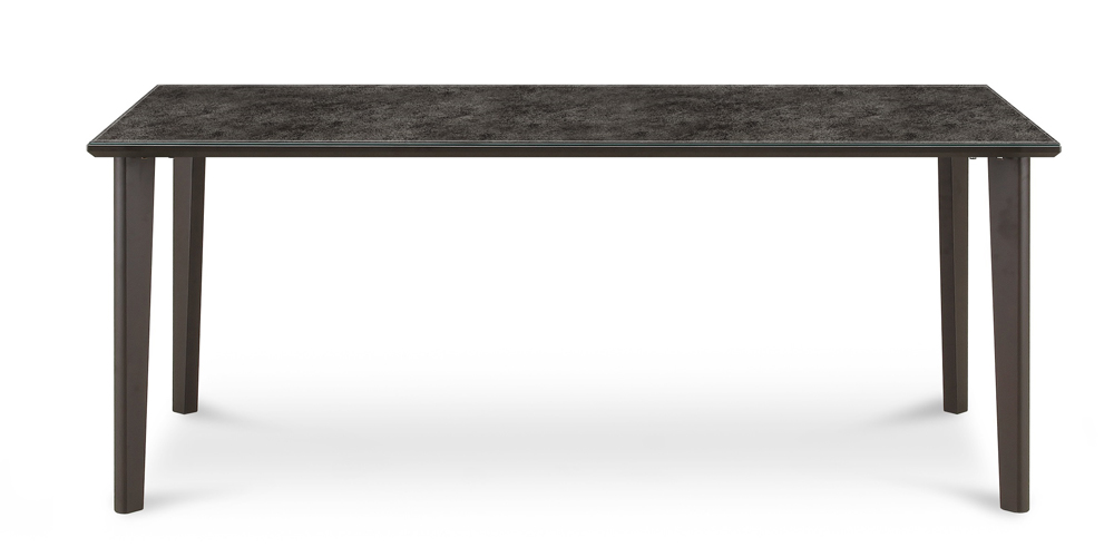 ダイニングテーブル「GT」4本脚タイプ 全2色 全2サイズ　ブラック　幅180cm
