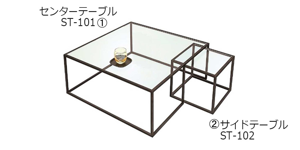 JD☆159 大塚家具　ガラスセンターテーブル未記載