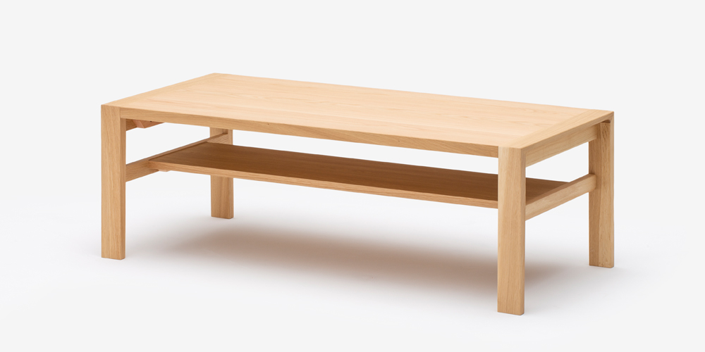 karimoku カリモク家具◾️オーバル型 センターテーブル 木製テーブル-