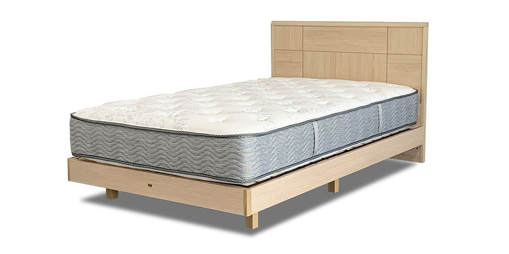 商品を販売 SIMMONS ベッドフレーム シングルサイズ シンプル 木製 