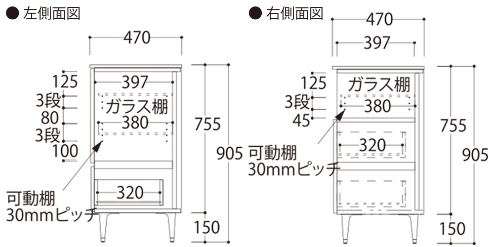 側面図